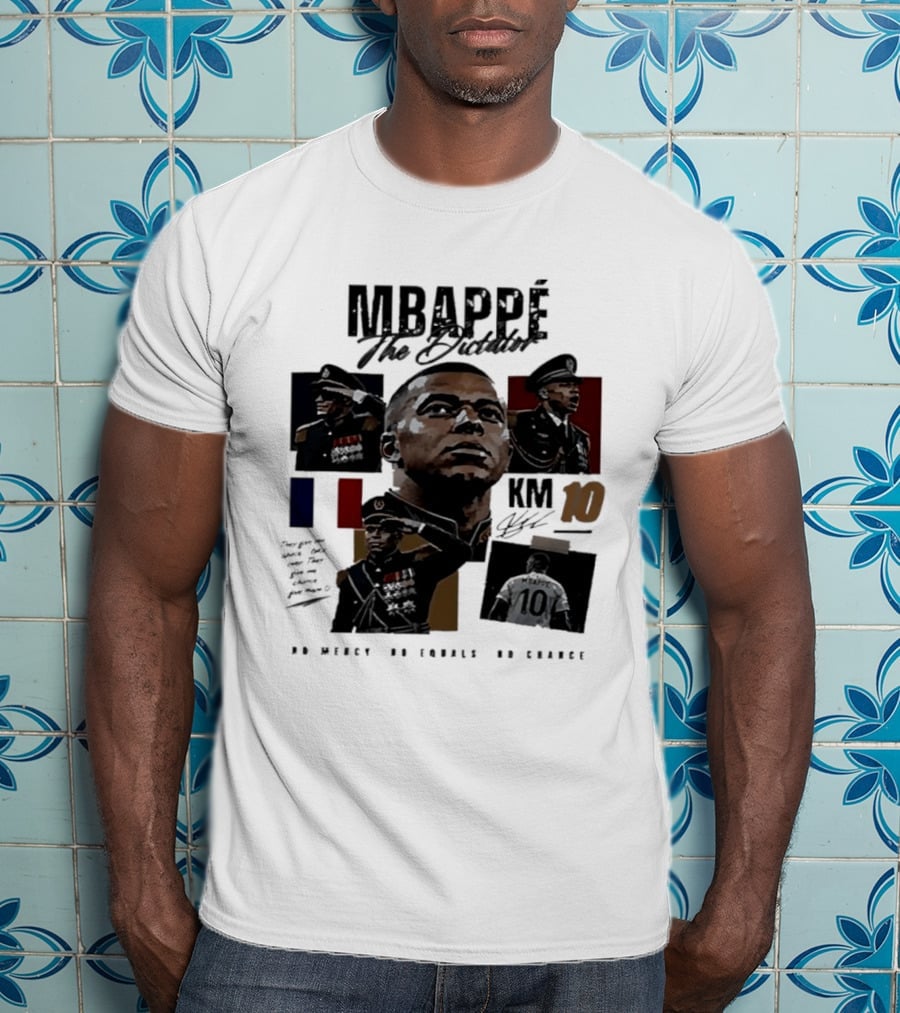 MBAPPÉ The Leader KM 10 No Mercy No Equals No Chance T-Shirt