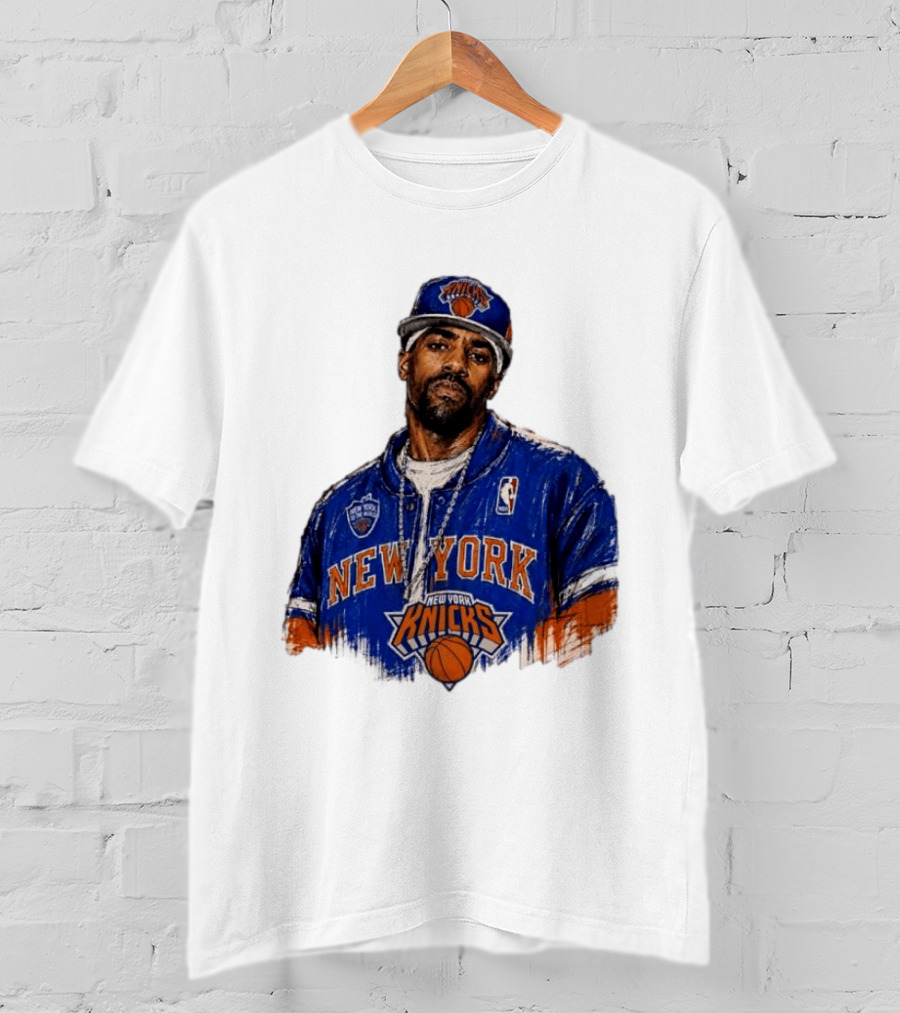 Kyrie Irving New York Knicks New Yorks Finest To The World Manhattan Knicks T-Shirt