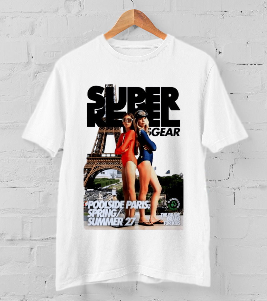 Super Rebel Gear Poolside Paris Spring Summer 27 The Brave Brand For Kids T-Shirt