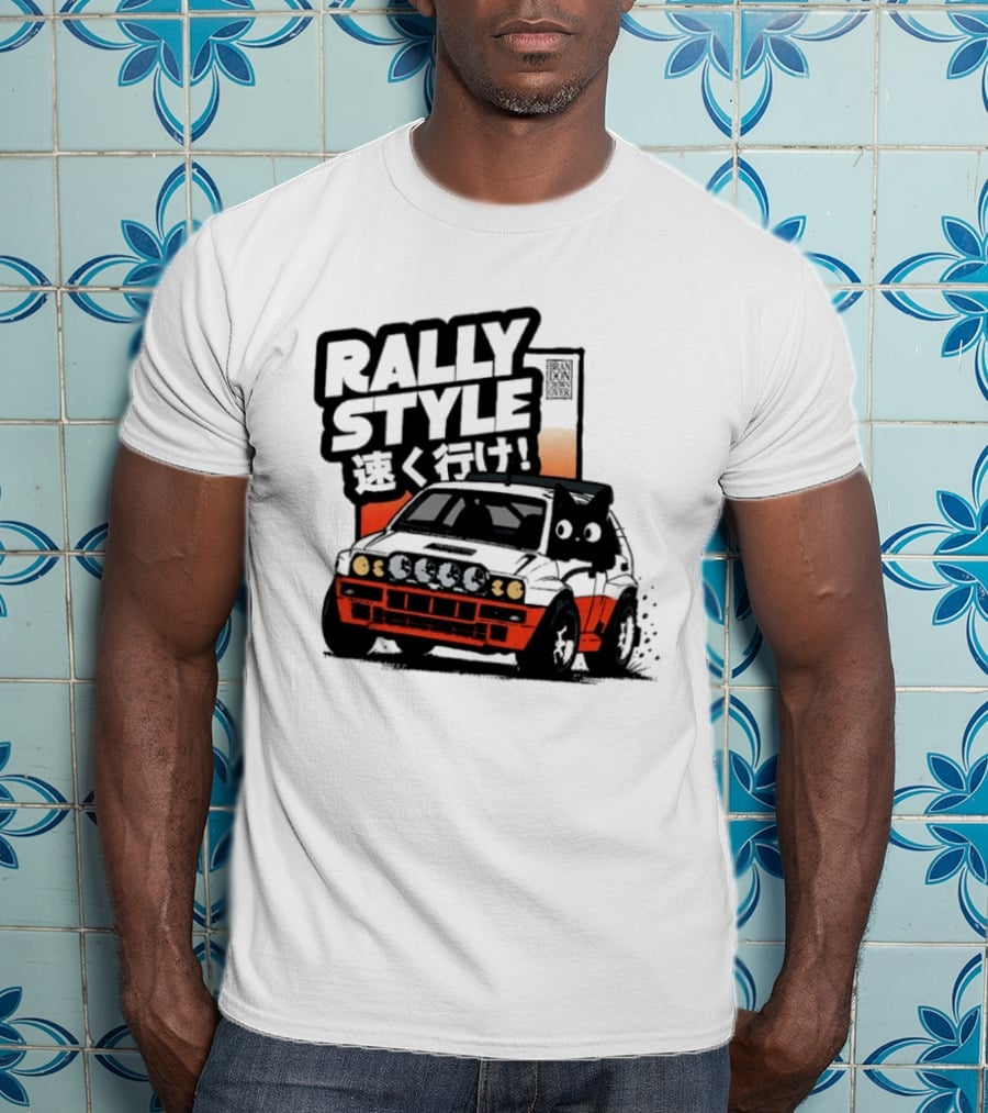 Rally Style Lancia Delta Integrale Hayashi Iku Speed T-Shirt