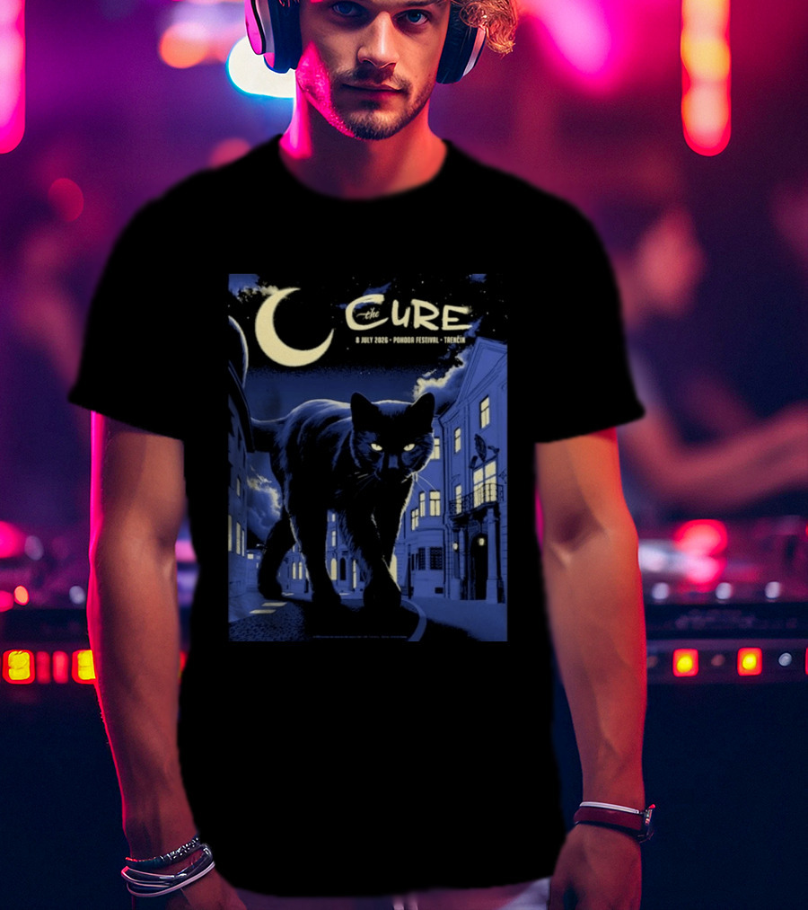 The Cure Cat Moon Trencin Pohoda Festival July 8 2026 T-Shirt