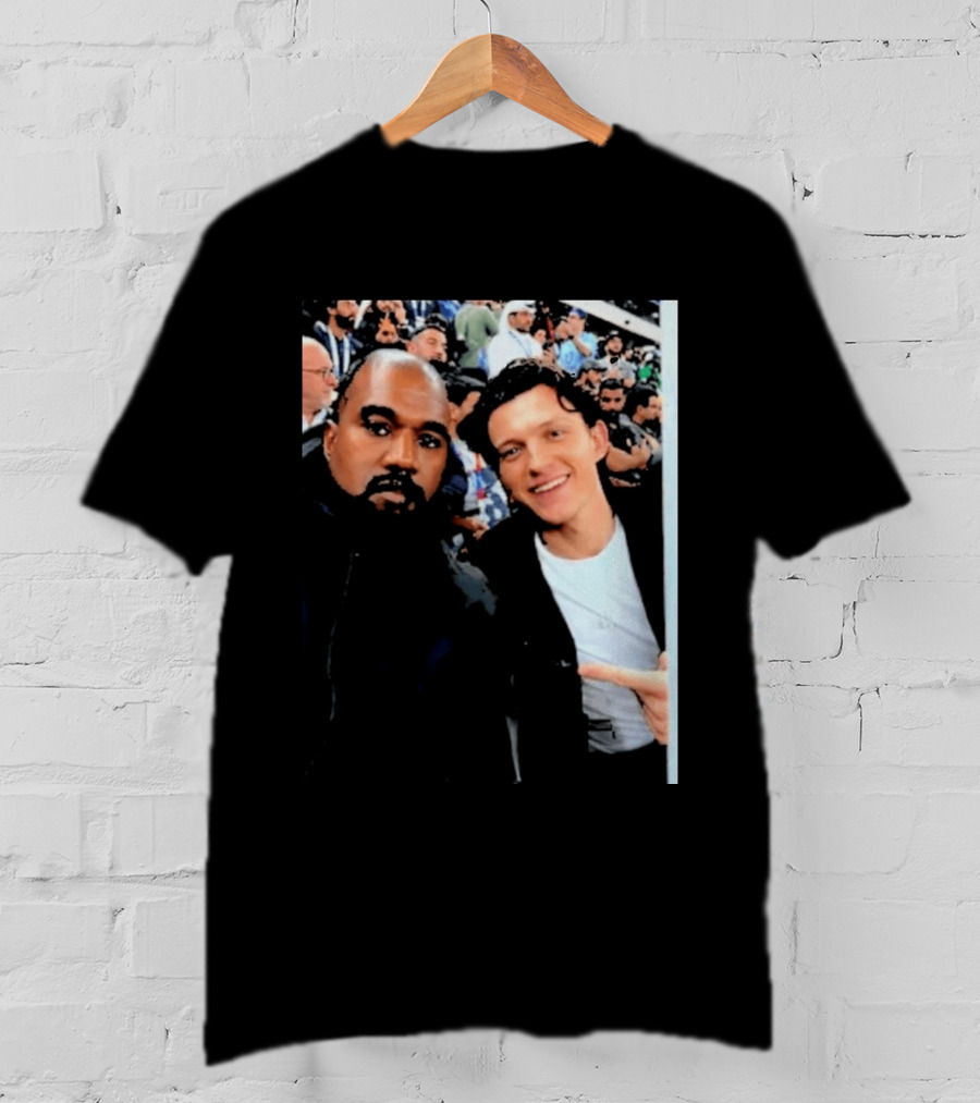Kanye West And Tom Holland Iconic Celebrity Selfie At Event T-Shirt