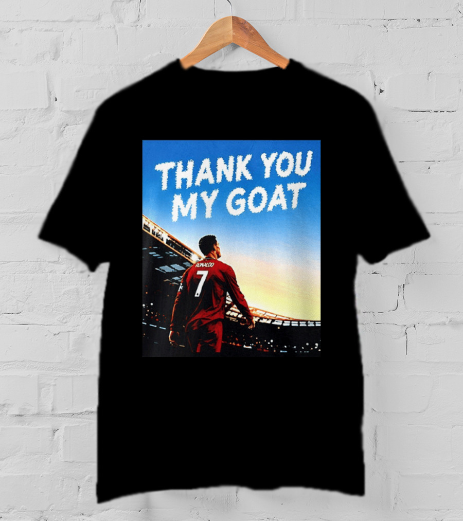 Thank You My Goat Cristiano Ronaldo 7 Portugal National Team T-Shirt