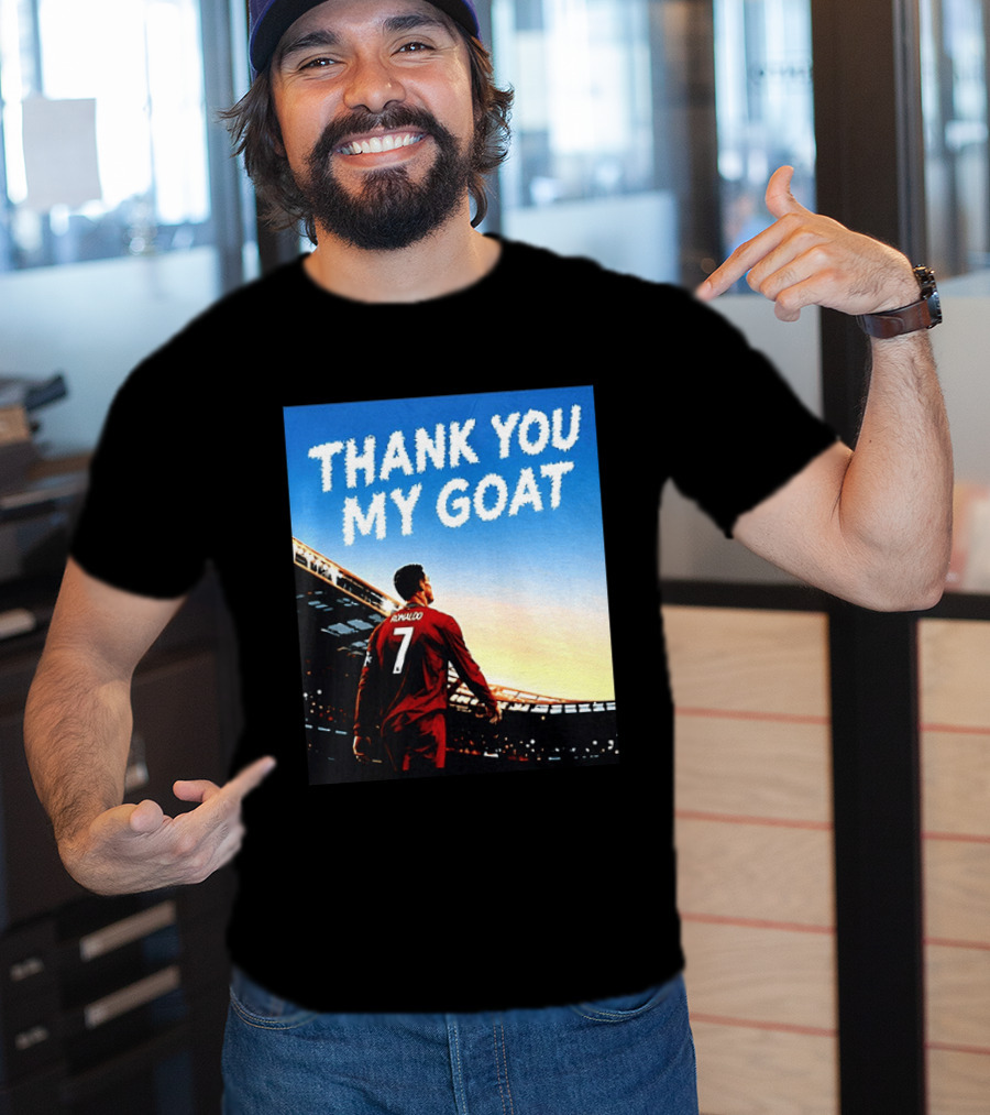 Thank You My Goat Cristiano Ronaldo 7 Portugal National Team T-Shirt