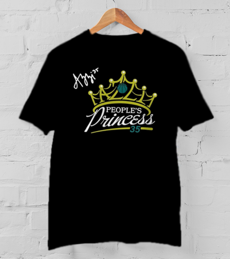 Dallas Wings Azzi Fudd People's Princess 35 Basketball T-Shirt