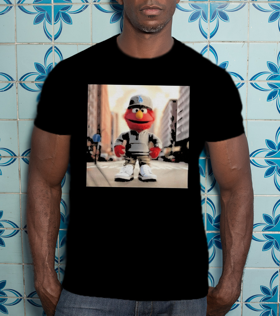 Sesame Street Elmo Streetwear New York Yankees T-Shirt