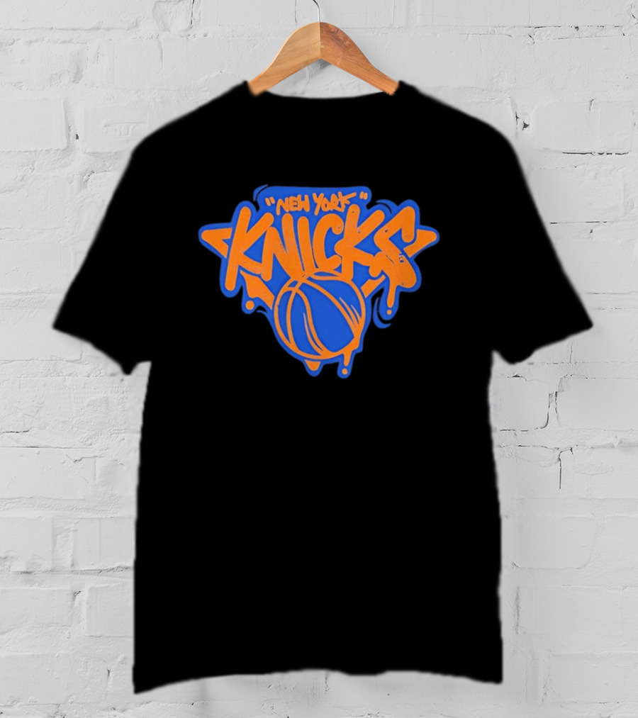 New York Knicks Streetwear Graffiti Basketball T-Shirt