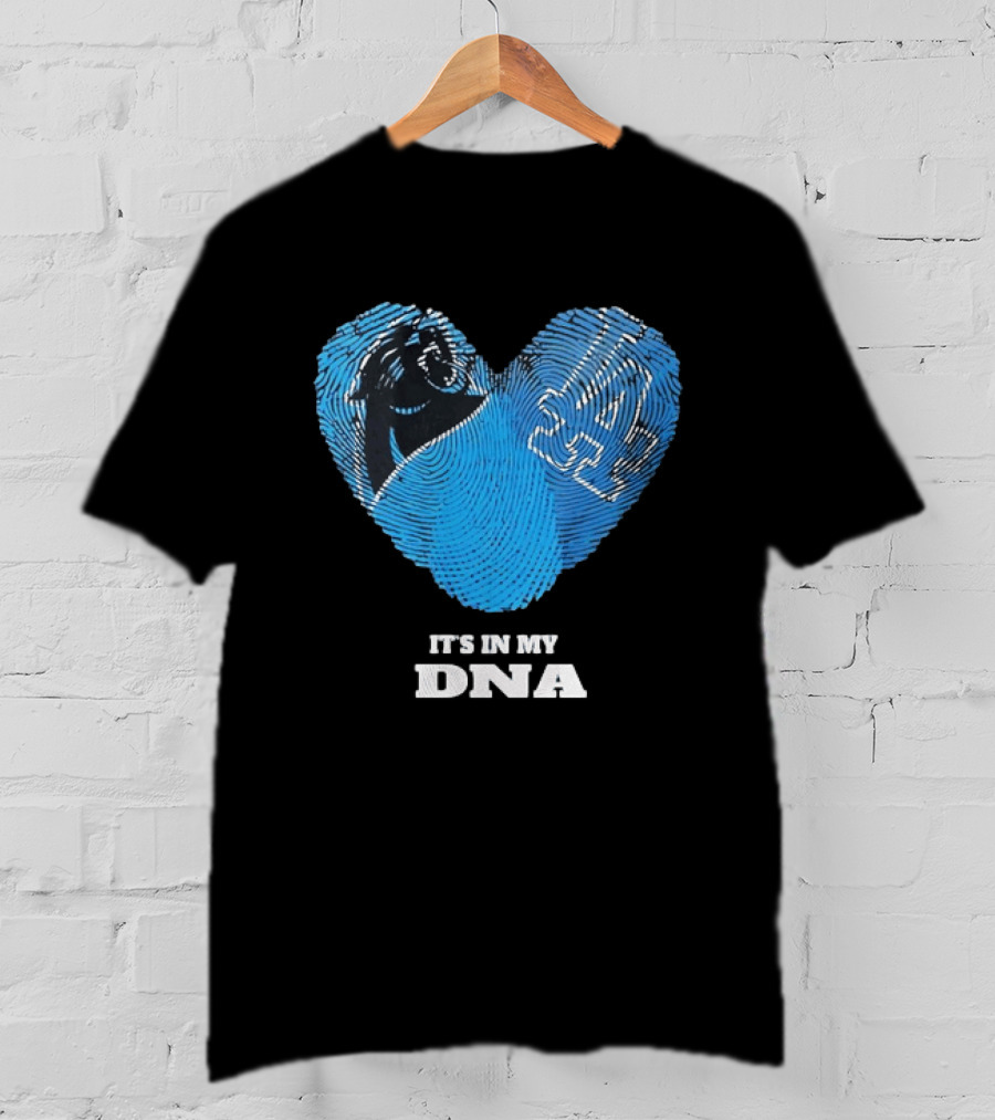 Los Angeles Dodgers Carolina Panthers It's In My DNA T-Shirt