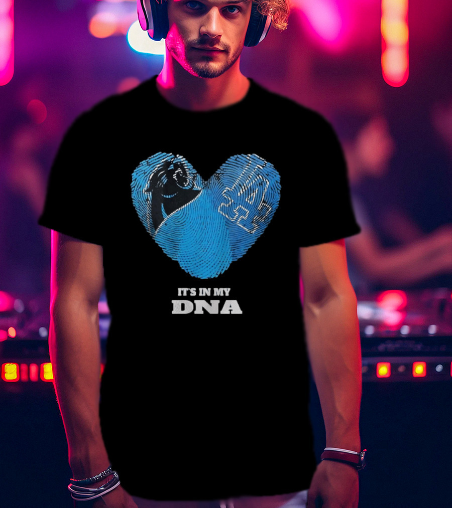 Los Angeles Dodgers Carolina Panthers It's In My DNA T-Shirt