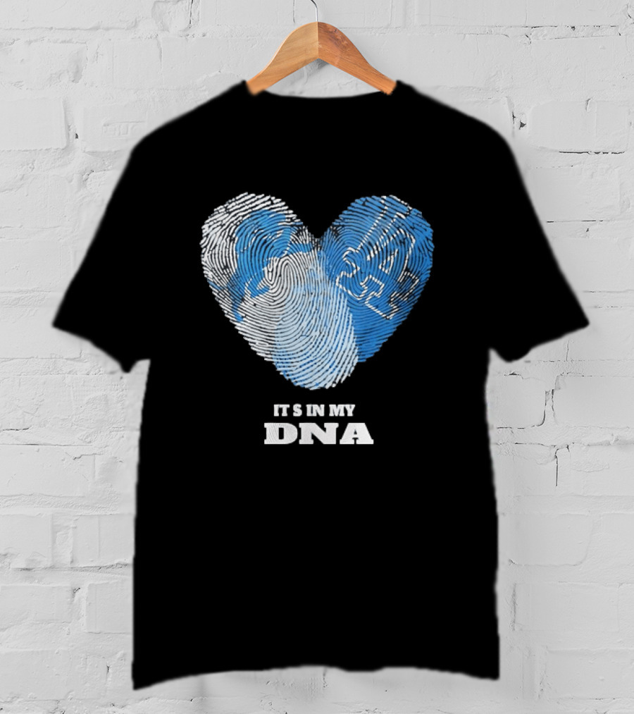 Heart Fingerprint It's In My DNA Kentucky Wildcats Fan Pride T-Shirt