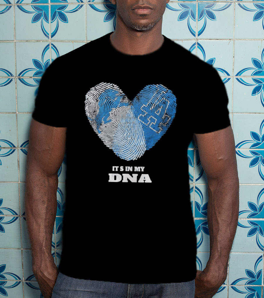Heart Fingerprint It's In My DNA Kentucky Wildcats Fan Pride T-Shirt
