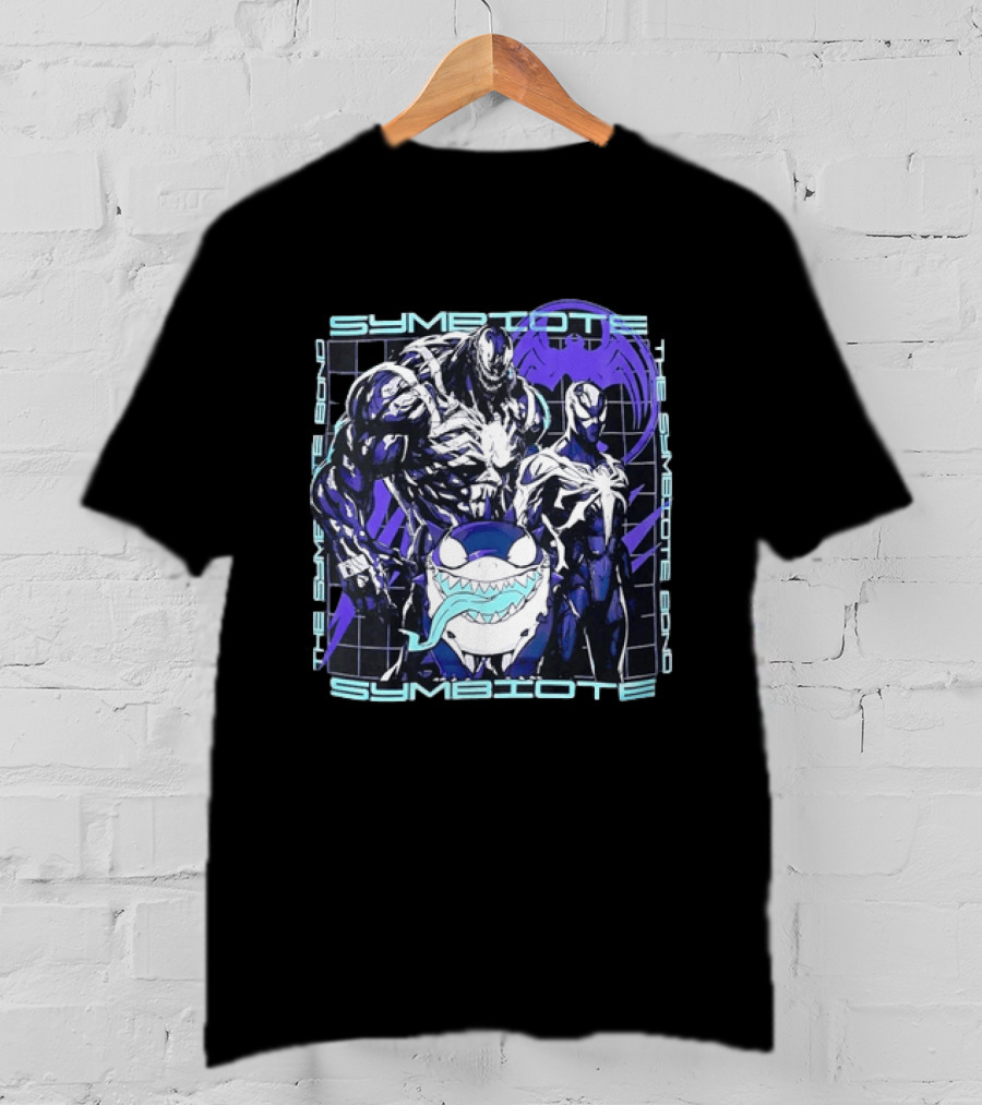 Symbiote Bond Venom Spider Man Villain Heroes Streetwear T-Shirt