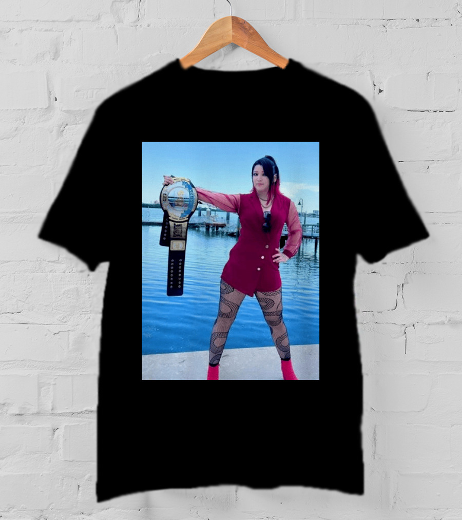 We Are At The Beach Hikaru Shida Wrestling Champion Dockside T-Shirt