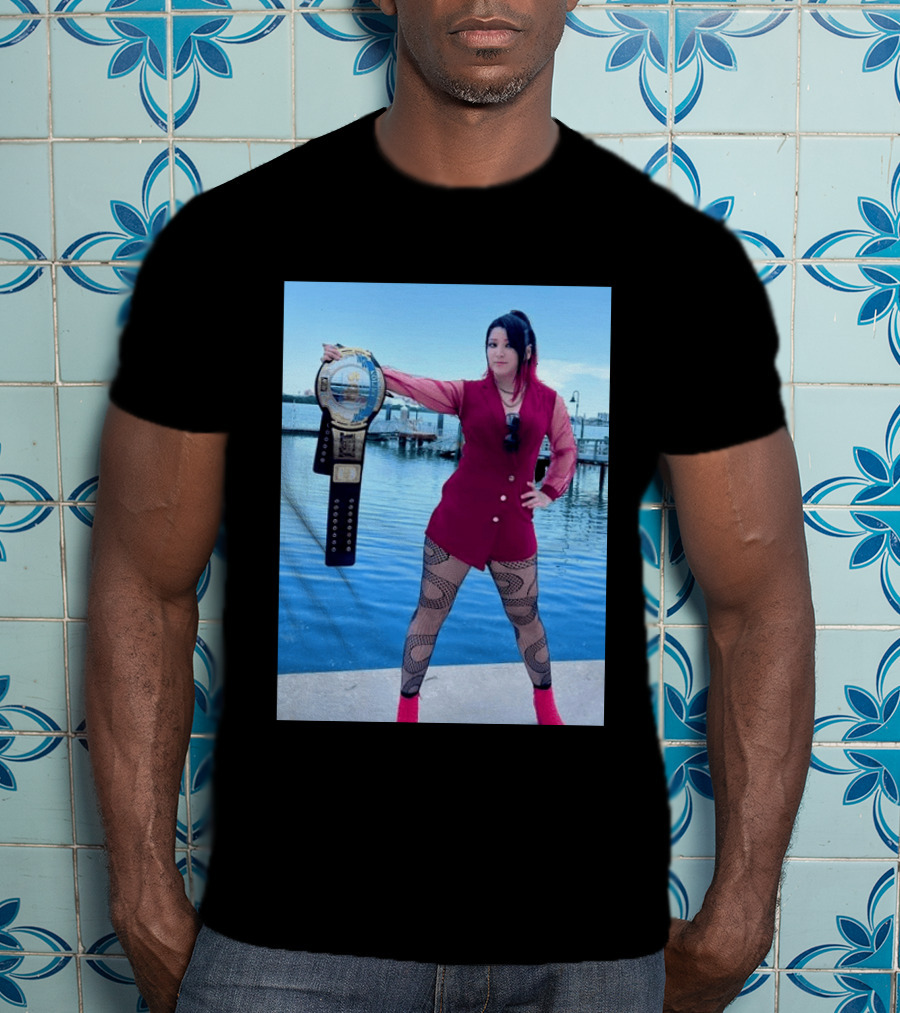 We Are At The Beach Hikaru Shida Wrestling Champion Dockside T-Shirt