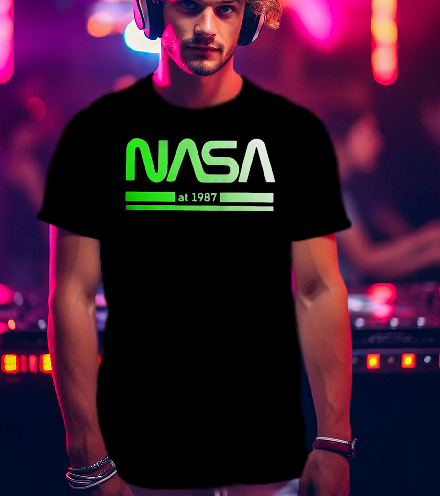 NASA Neon Green 1987 T-Shirt
