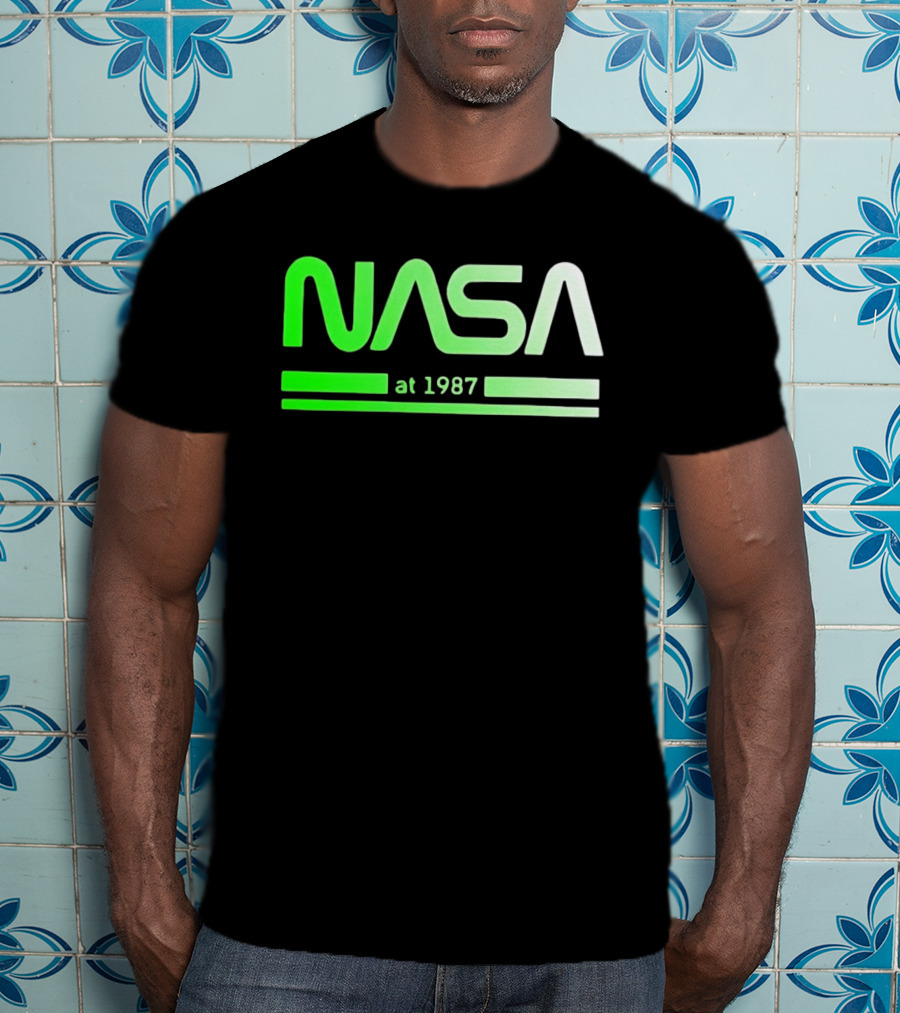 NASA Neon Green 1987 T-Shirt