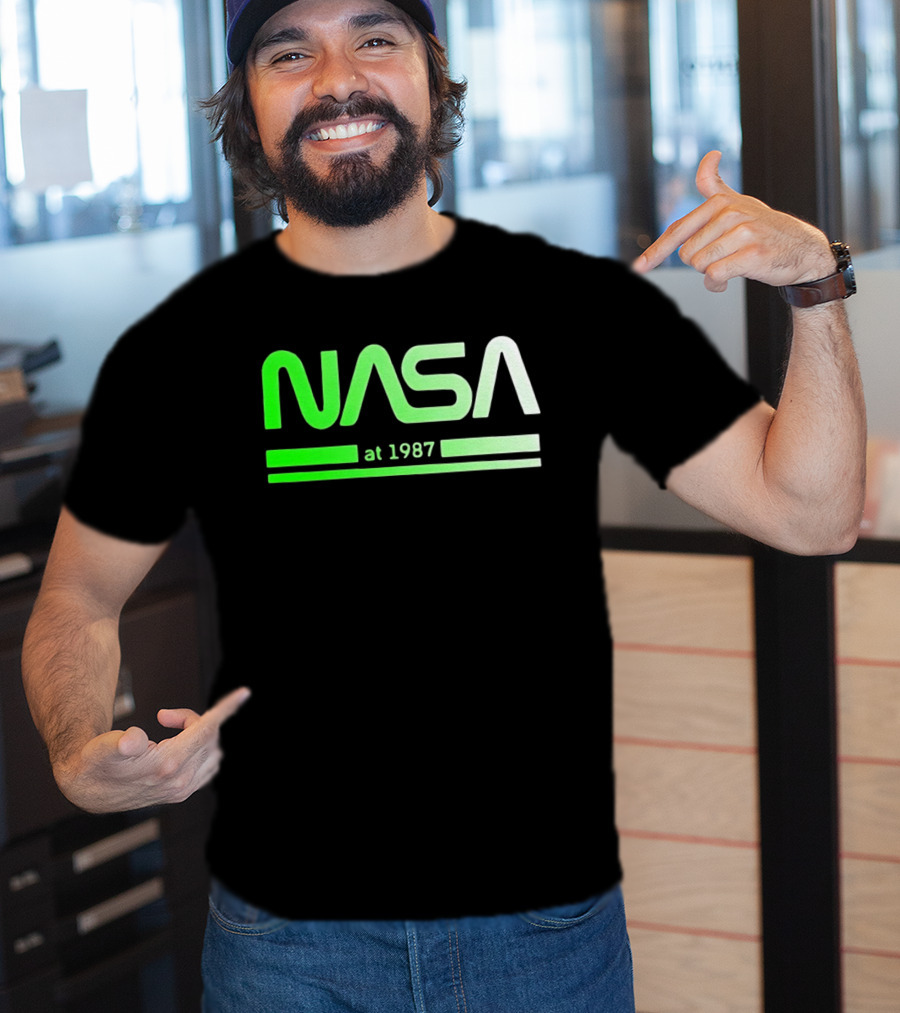 NASA Neon Green 1987 T-Shirt