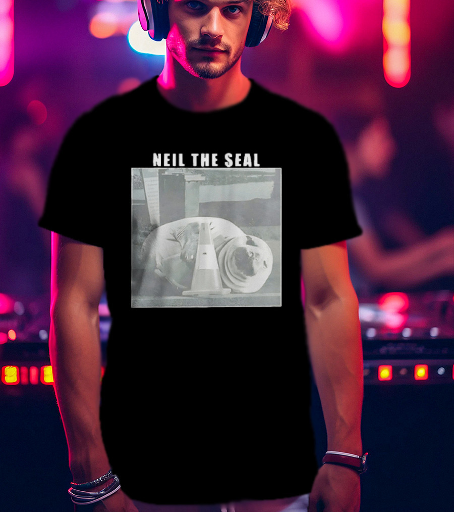 Neil The Seal With Traffic Cone Become Ungovernable T-Shirt