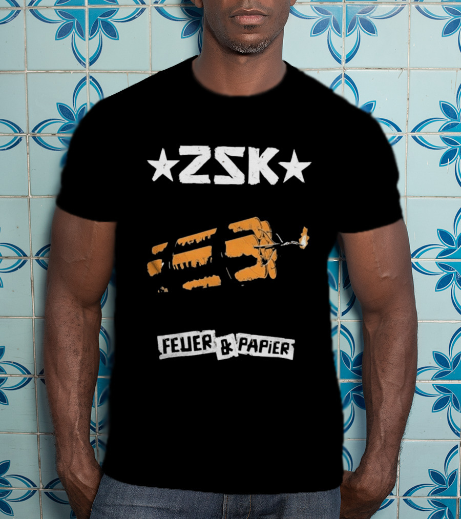 ZSK Feuer Und Papier Exploding Drumsticks T-Shirt