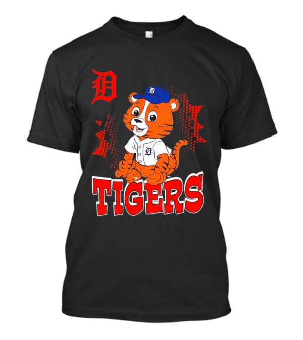 Paws D TIGERS Detroit Tiger Cub Baseball T-Shirt
