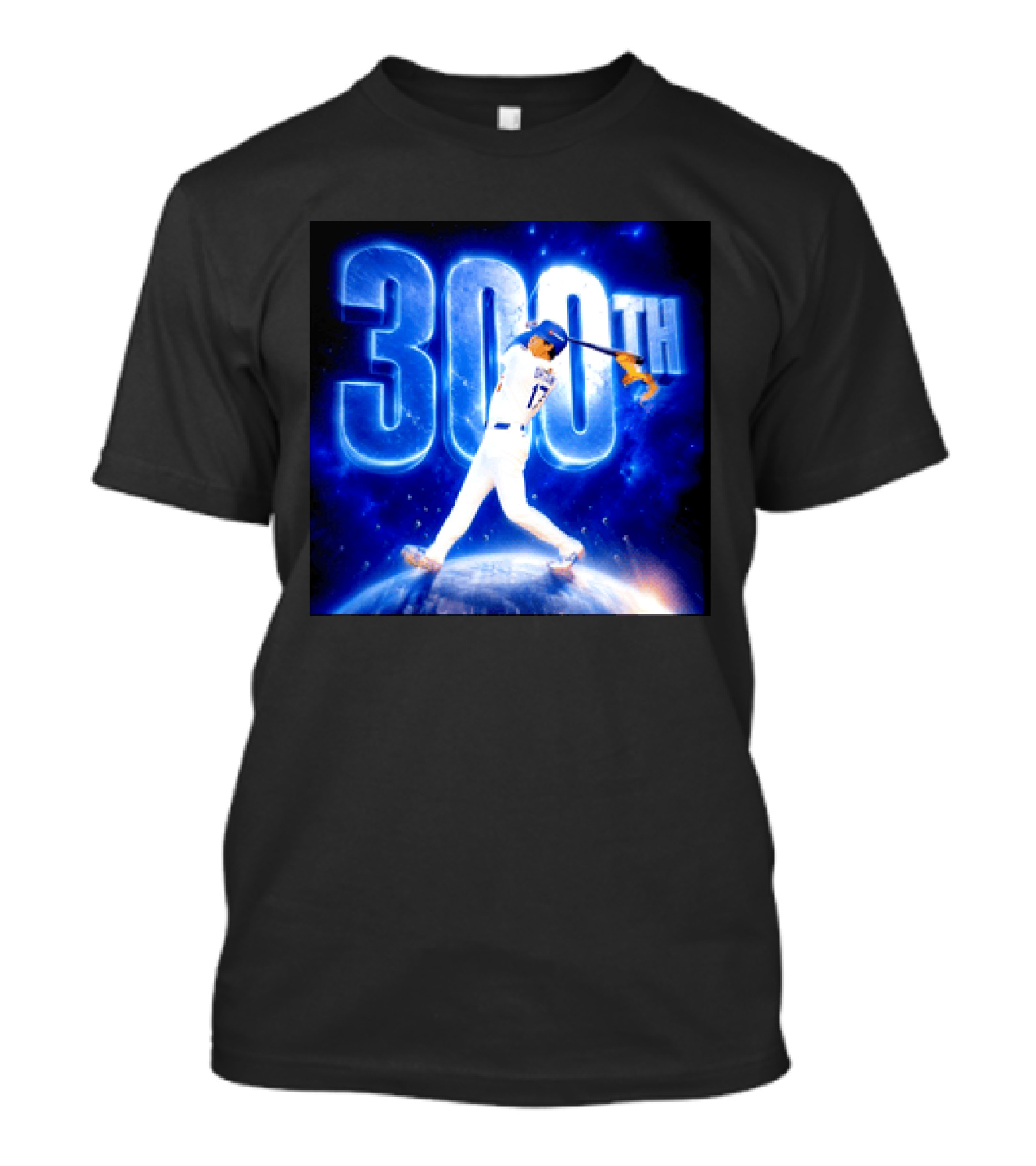 Shohei Ohtani 300th Home Run 17 Power Swing Los Angeles Dodgers T-Shirt