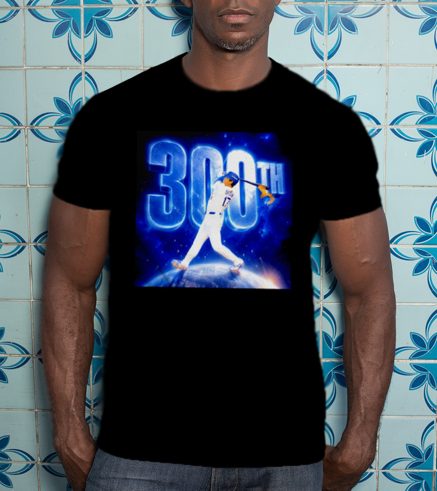 Shohei Ohtani 300th Home Run 17 Power Swing Los Angeles Dodgers T-Shirt