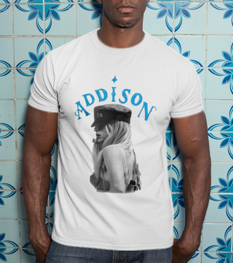 Addison Rae I Got It Bad Black Hat Blue T-Shirt