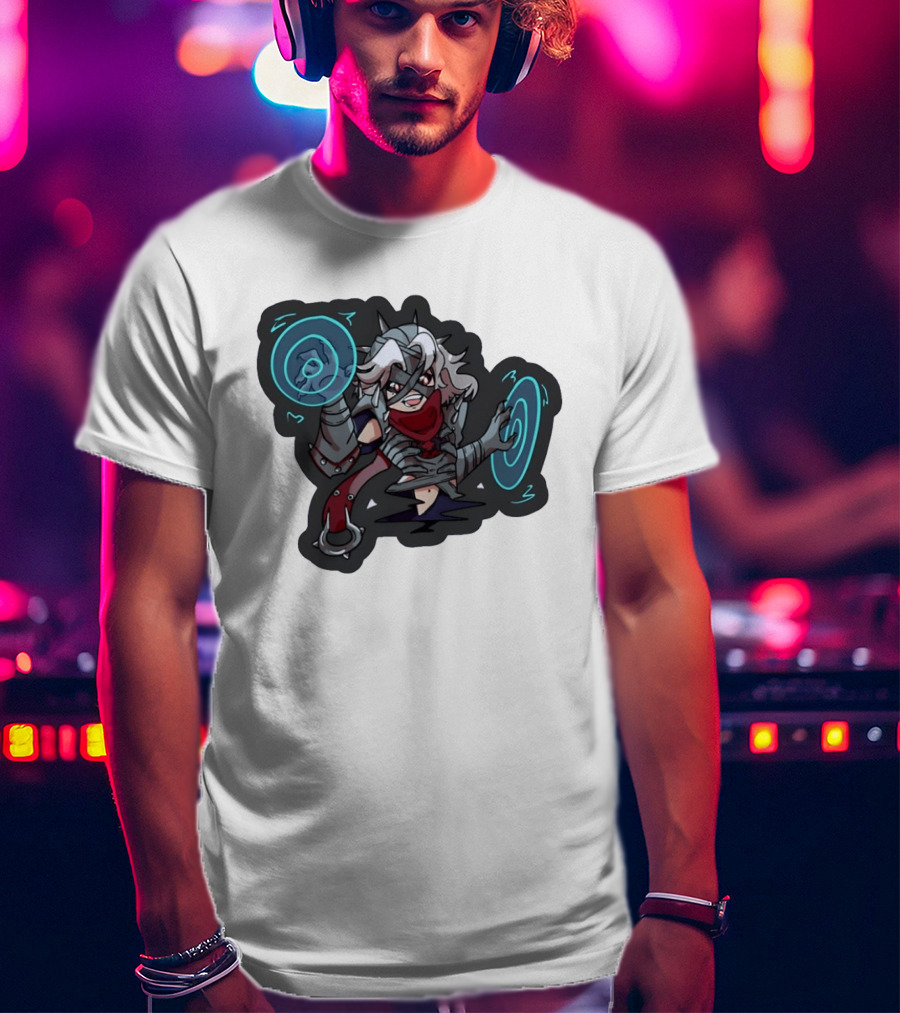 Chibi Warrior Anime Magic Casting Enchanted Spells Gaming Adventure T-Shirt
