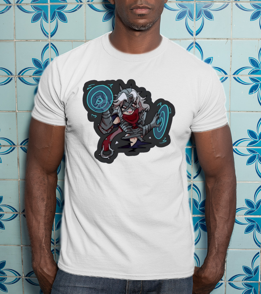 Chibi Warrior Anime Magic Casting Enchanted Spells Gaming Adventure T-Shirt