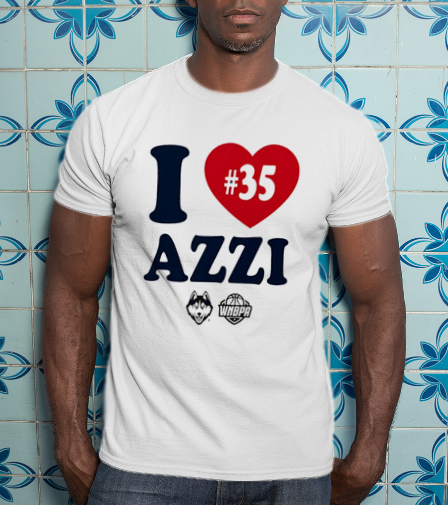 Dallas Wings Basketball I Love Azzi Fudd Number 35 T-Shirt