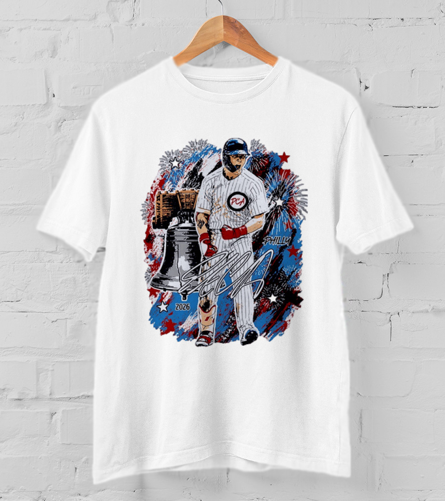 Pete Crow Armstrong Philly 2026 PCA Liberty Bell Fireworks MLB All Star Celebration T-Shirt
