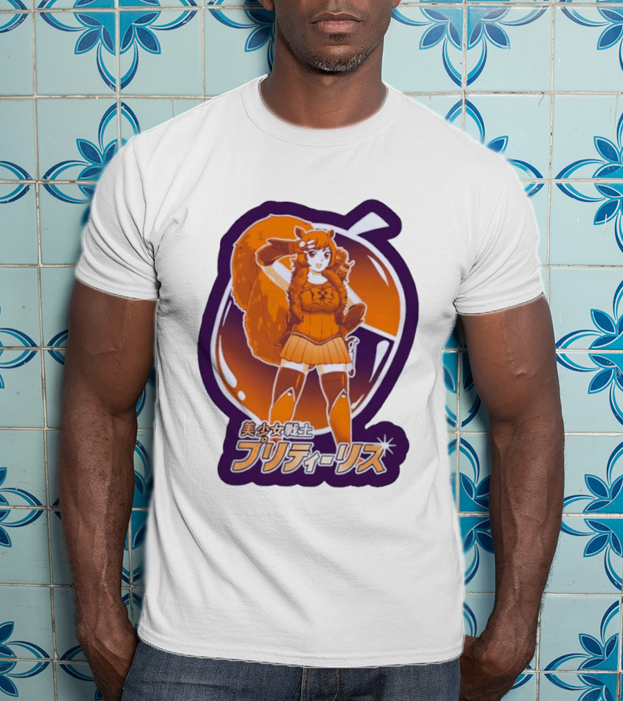 Pretty Squirrel Sailor Anime Girl Risu Manga Warrior T-Shirt