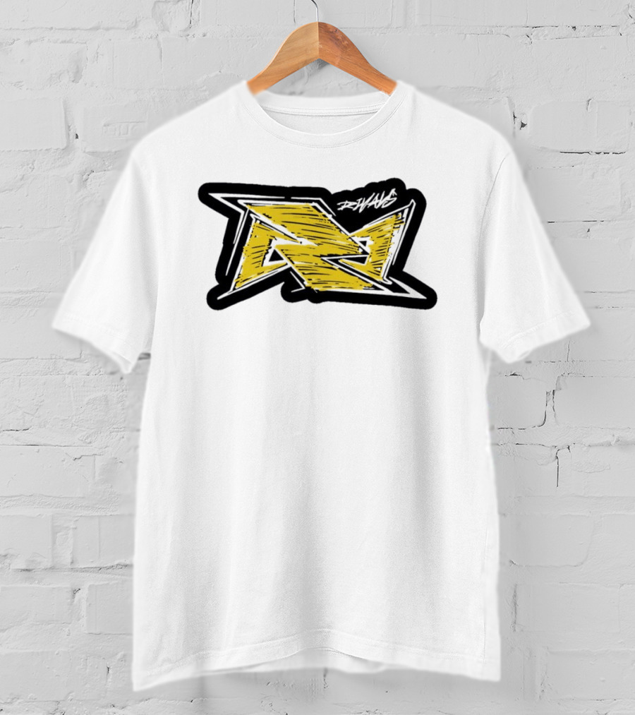 Rivals Scribble Yellow Black Riot Green Graffiti T-Shirt