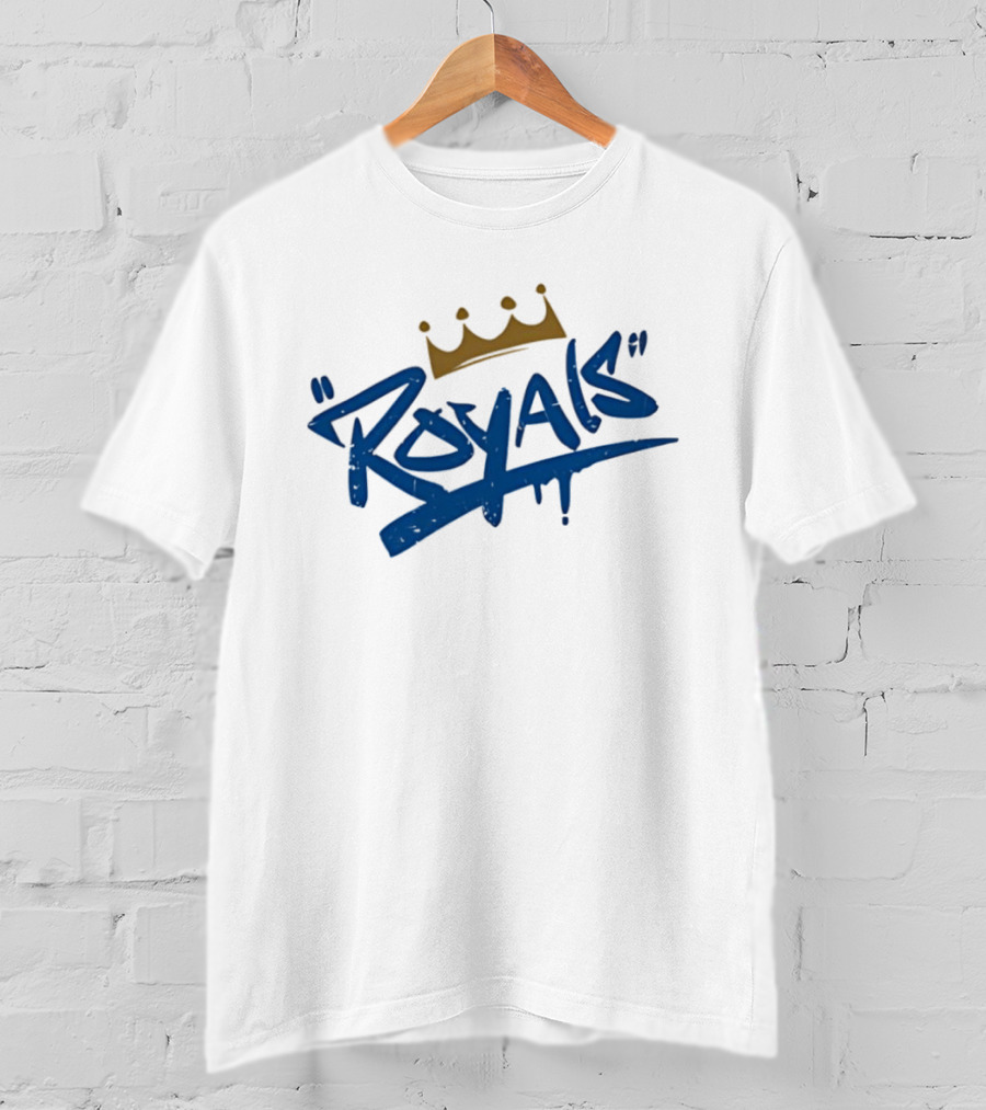 Royals Graffiti Style Crown T-Shirt