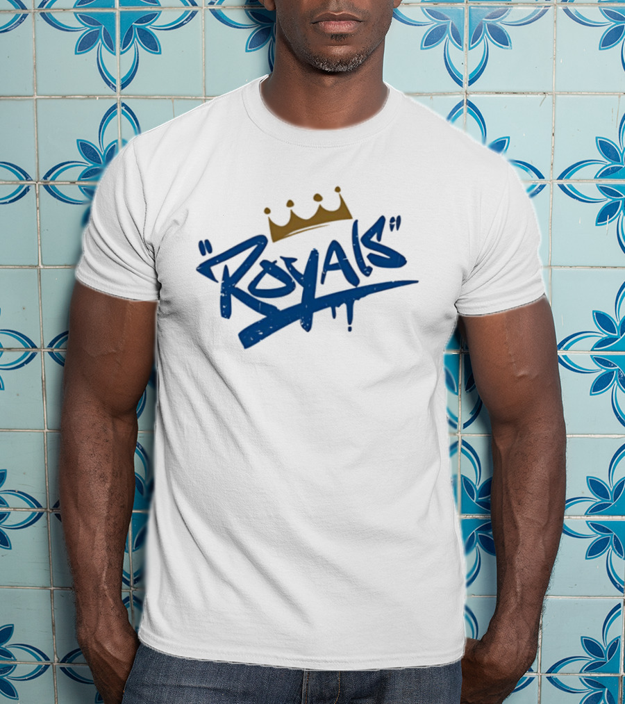Royals Graffiti Style Crown T-Shirt