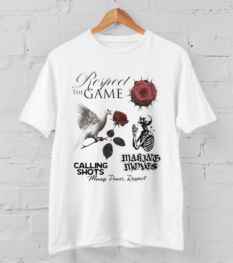 Respect The Game Calling Shots Always Power Thrasher House T-Shirt
