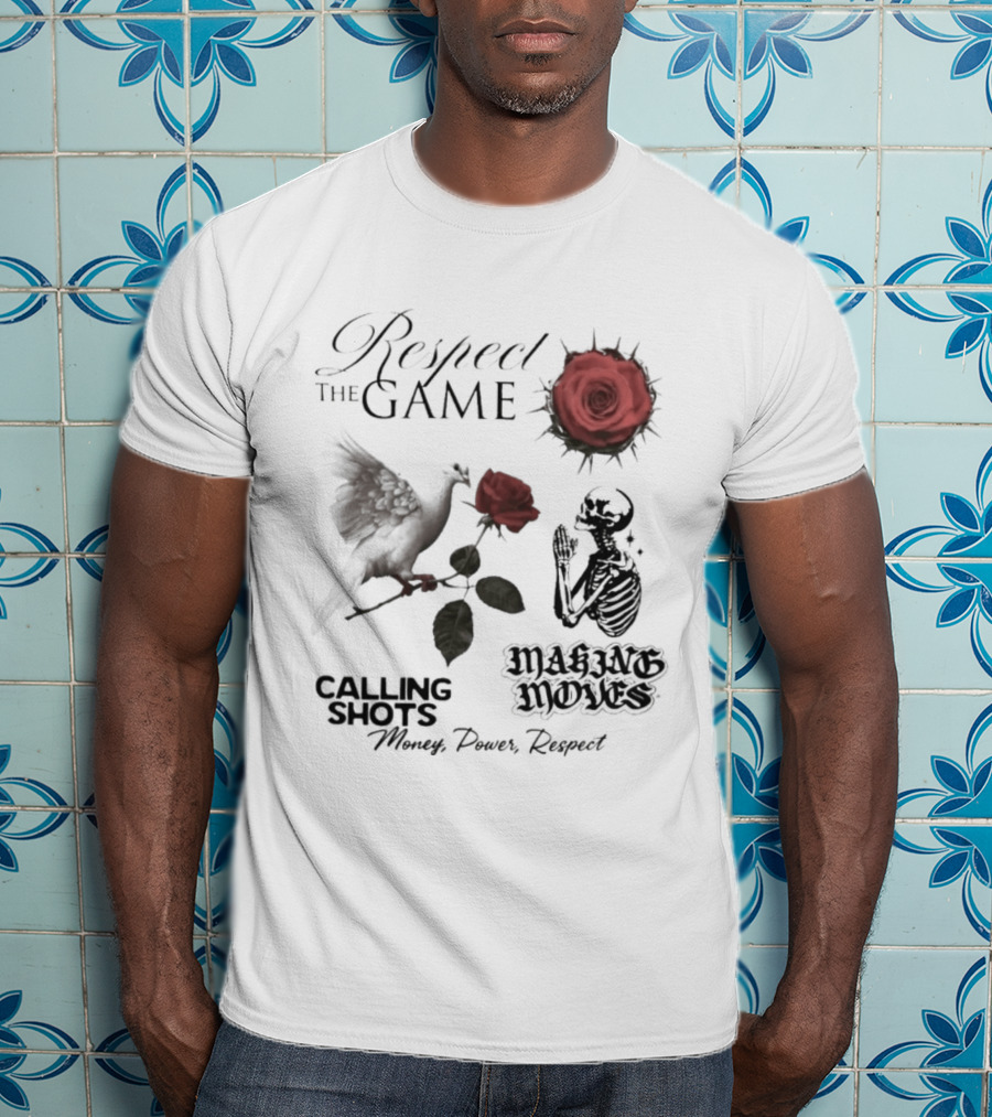 Respect The Game Calling Shots Always Power Thrasher House T-Shirt