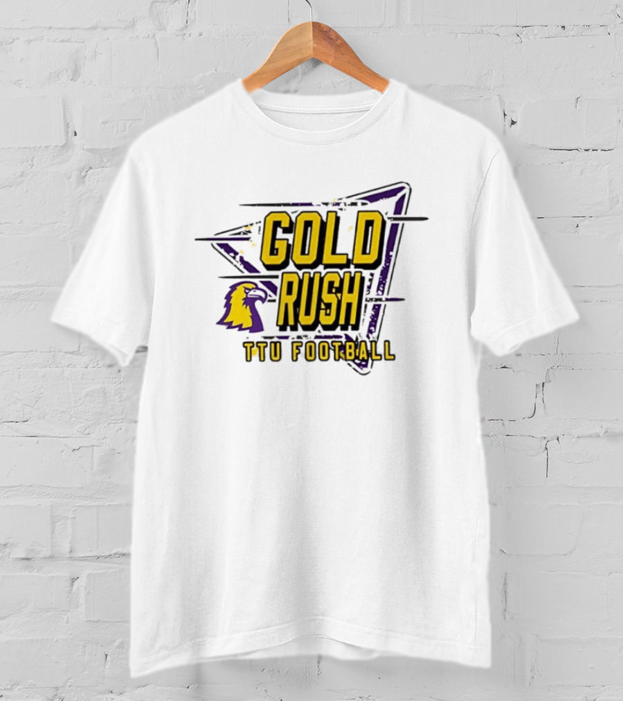 Gold Rush TTU Football Tennessee Tech Golden Eagles T-Shirt