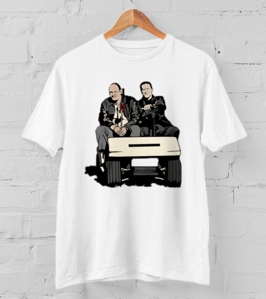 The Sopranos Tony Soprano Furio Giunta Riding Golf Cart Scene T-Shirt