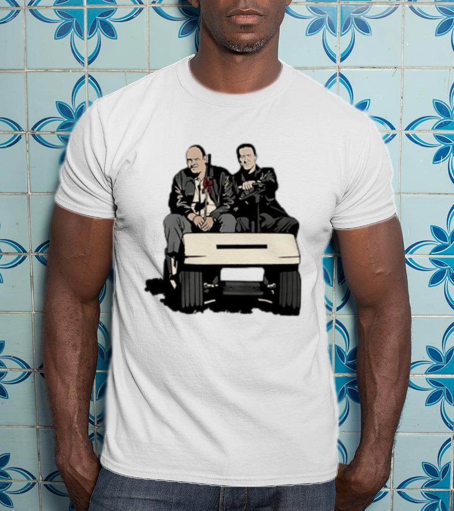 The Sopranos Tony Soprano Furio Giunta Riding Golf Cart Scene T-Shirt