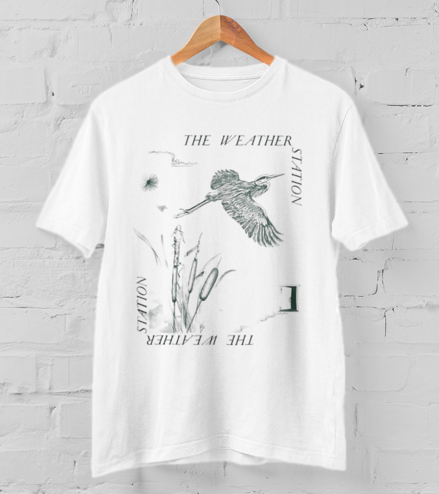 The Weather Station Heron Wild Peppler Hill T-Shirt