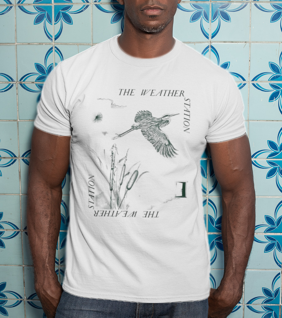The Weather Station Heron Wild Peppler Hill T-Shirt