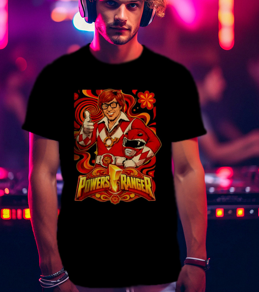 Powers Ranger Austin Powers Power Rangers T-Shirt
