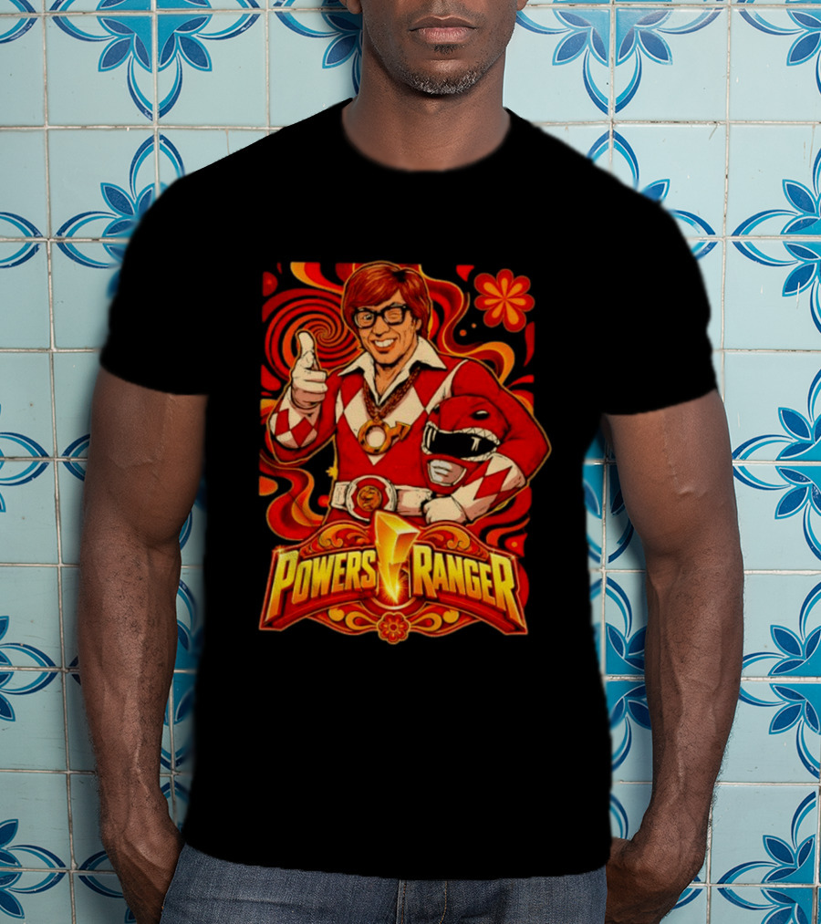 Powers Ranger Austin Powers Power Rangers T-Shirt