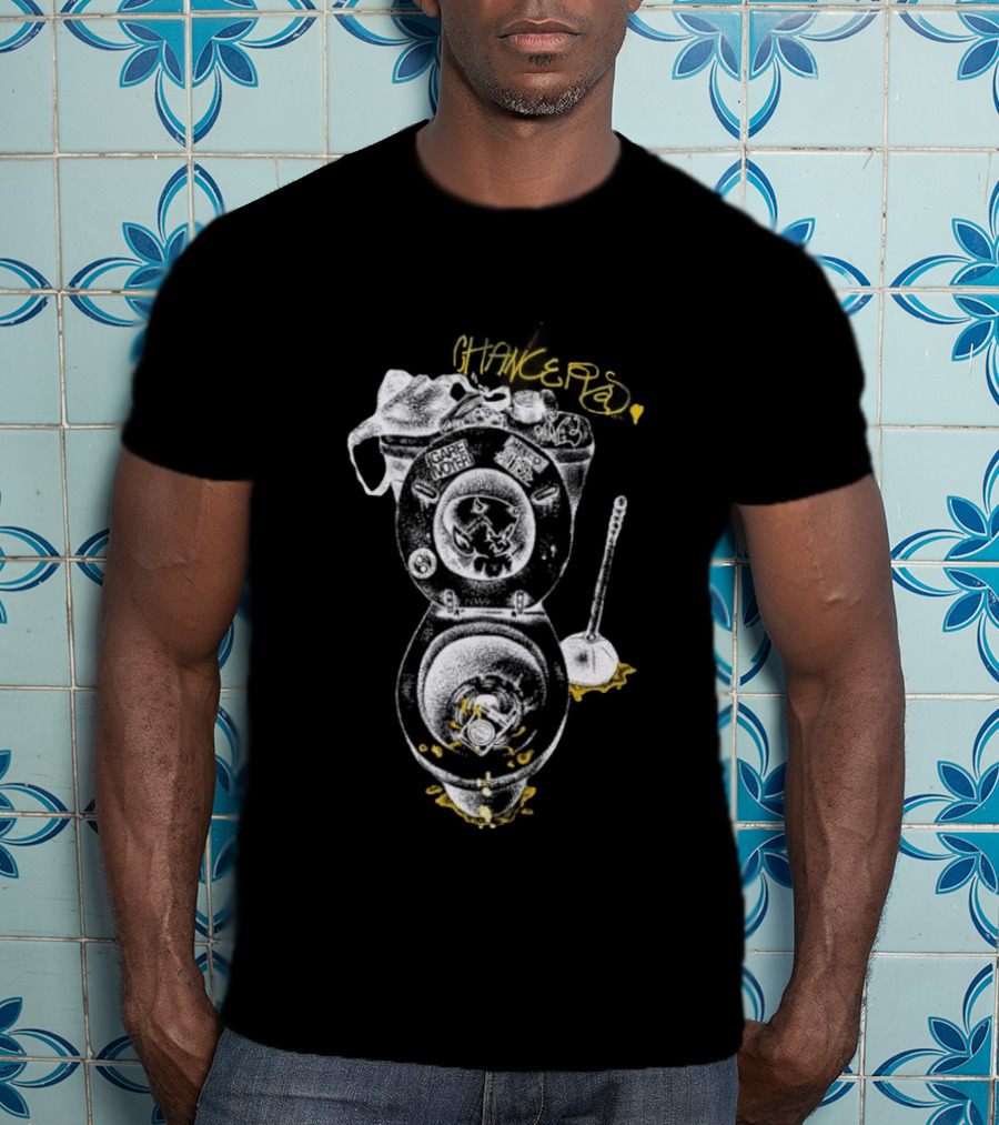 Chanceas Devil In Toilet With Camera Not On This Earth Plunger Scene T-Shirt