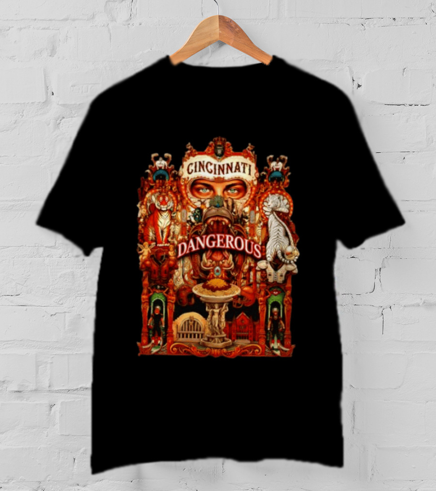 Cincinnati Dangerous Tiger Lord Of The Jungle T-Shirt