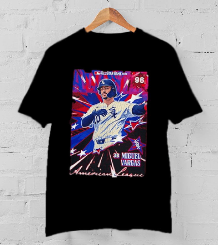 MLB All Star Game 2026 Miguel Vargas Chicago White Sox 3B American League 96 T-Shirt