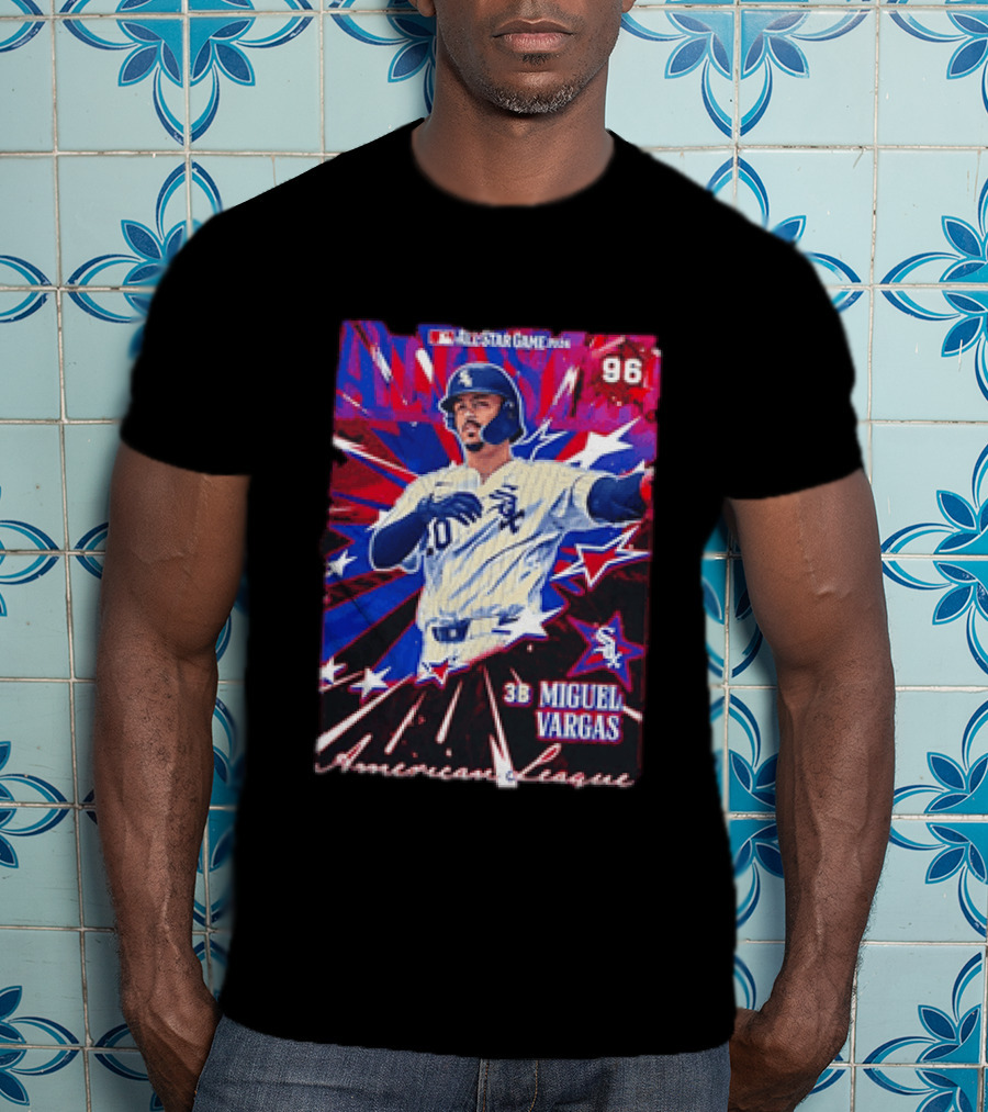 MLB All Star Game 2026 Miguel Vargas Chicago White Sox 3B American League 96 T-Shirt