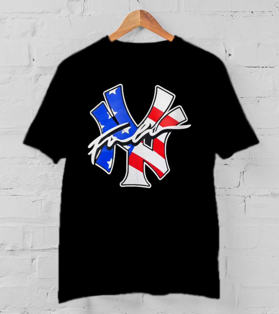 MLB New York Yankees Stars And Stripes American Flag T-Shirt