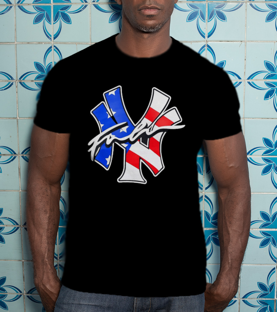 MLB New York Yankees Stars And Stripes American Flag T-Shirt